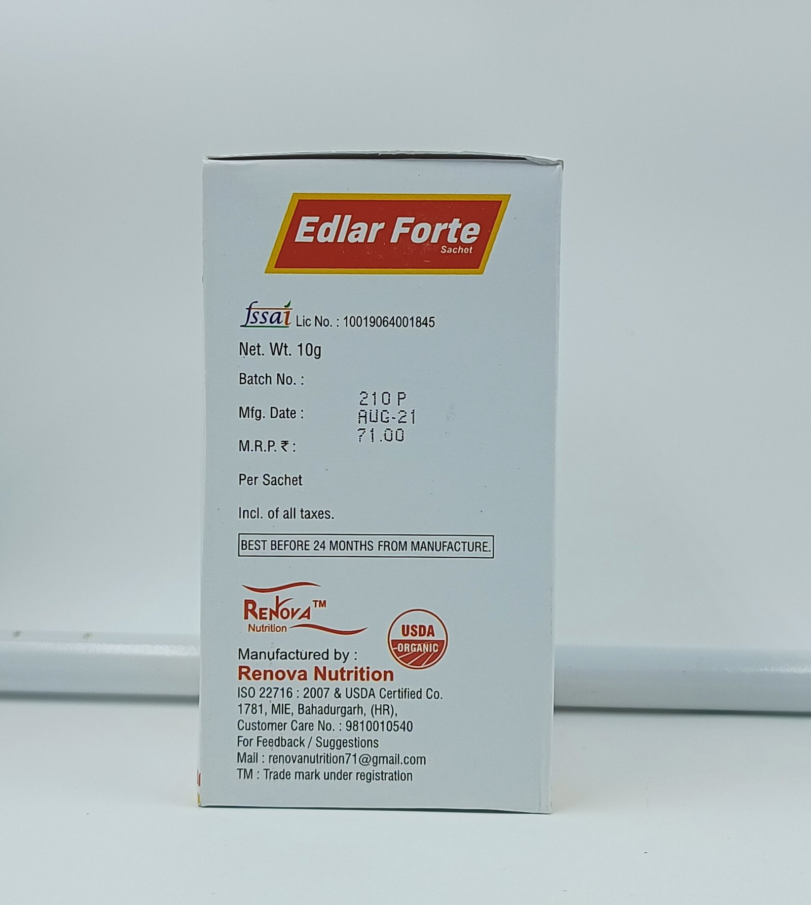 EDLAR FORTE Sachet